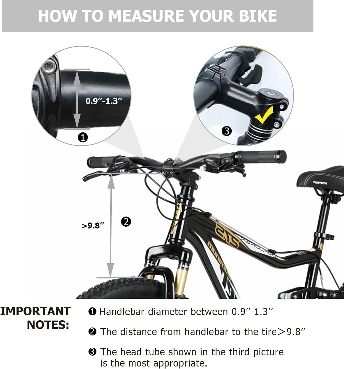 RAYMACE Bike Basket Adapter,Quick-Release Bicycle Basket Mounting Bracket Handlebar Accessories